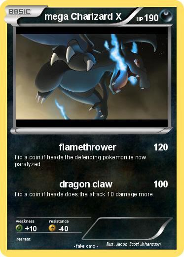 Pokemon mega Charizard X