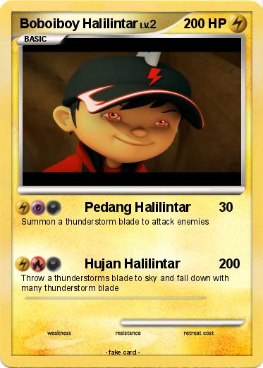 Pokemon Boboiboy Halilintar