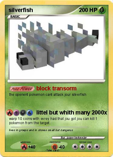 Pokemon silverfish