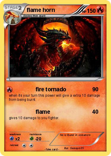 Pokemon flame horn