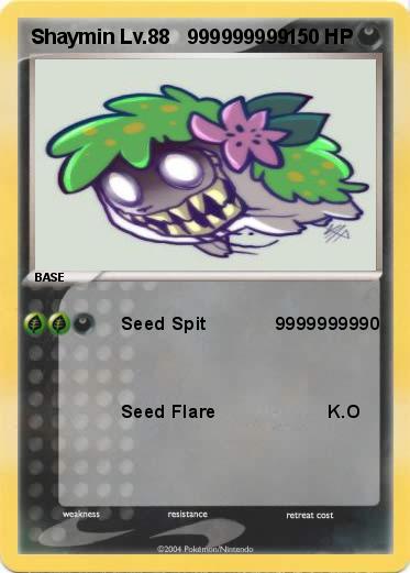 Pokemon Shaymin Lv.88   999999999