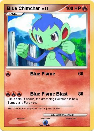 Pokemon Blue Chimchar