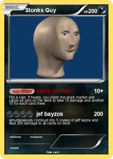 Pokemon Stonks Guy