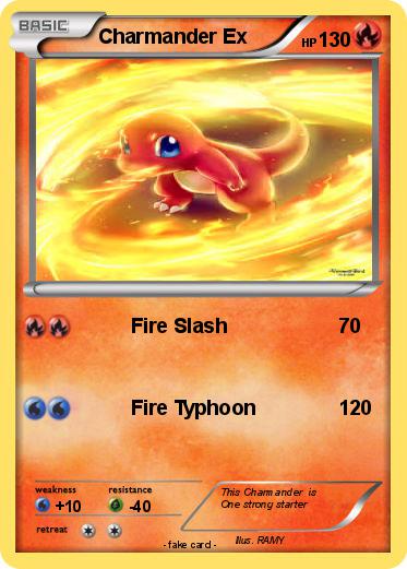 Pokemon Charmander Ex