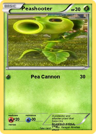 Pokemon Peashooter