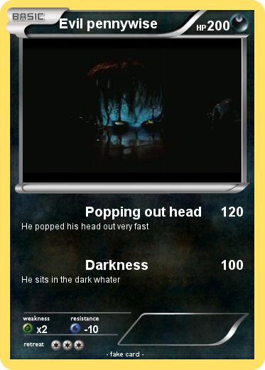 Pokemon Evil pennywise