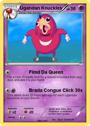 Pokemon Ugandan Knuckles