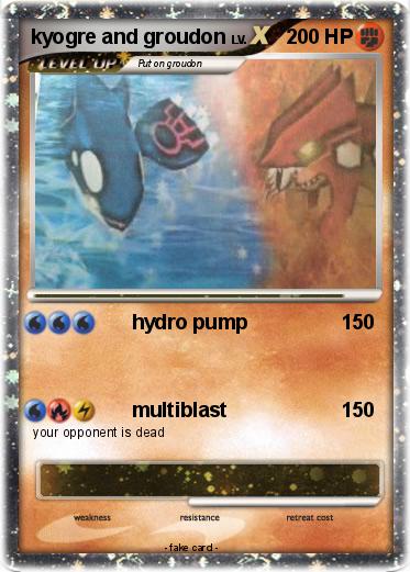 Pokemon kyogre and groudon