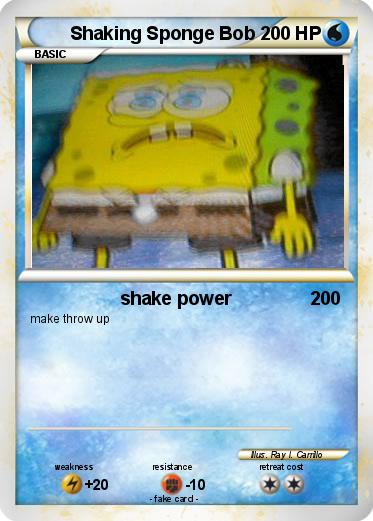 Pokemon Shaking Sponge Bob