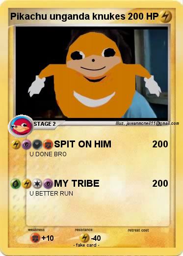 Pokemon Pikachu unganda knukes