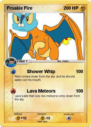Pokemon Froakie Fire