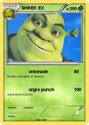 Pokemon SHREK EX