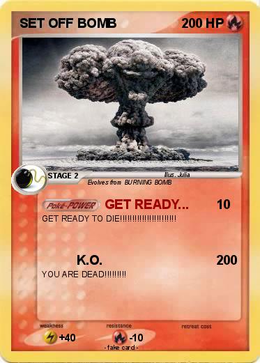 Pokemon SET OFF BOMB