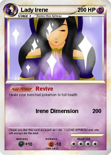 Pokemon Lady Irene