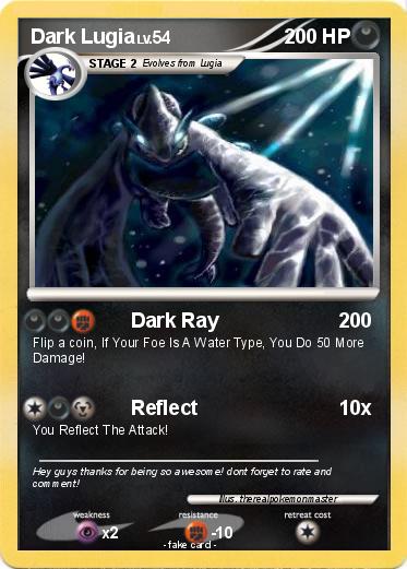 Pokemon Dark Lugia