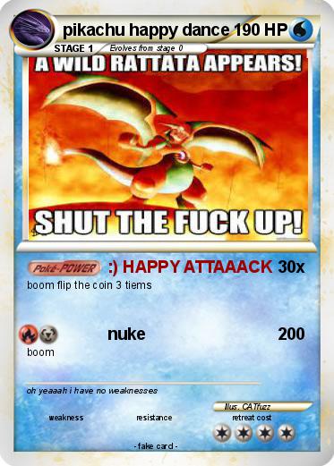 Pokemon pikachu happy dance