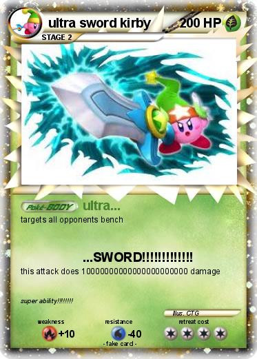 Pokemon ultra sword kirby