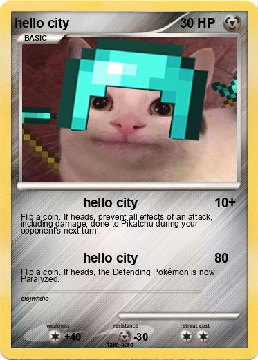 Pokemon hello city