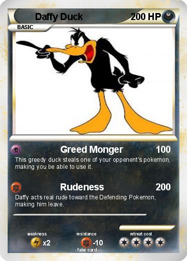 Pokemon Daffy Duck