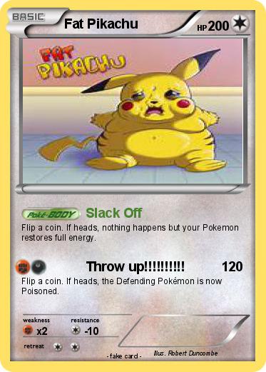 Pokemon Fat Pikachu