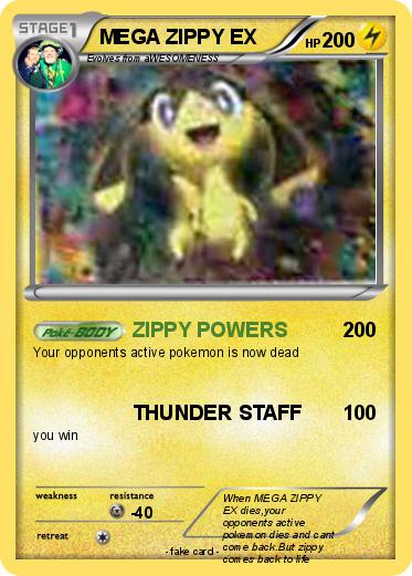 Pokemon MEGA ZIPPY EX