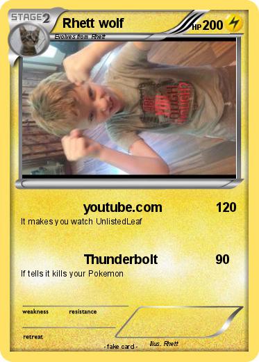 Pokemon Rhett wolf
