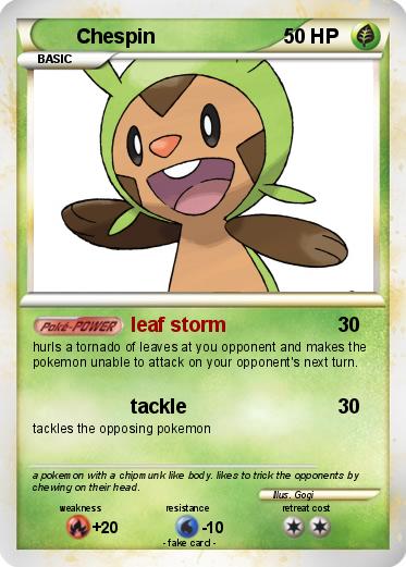 Pokemon Chespin