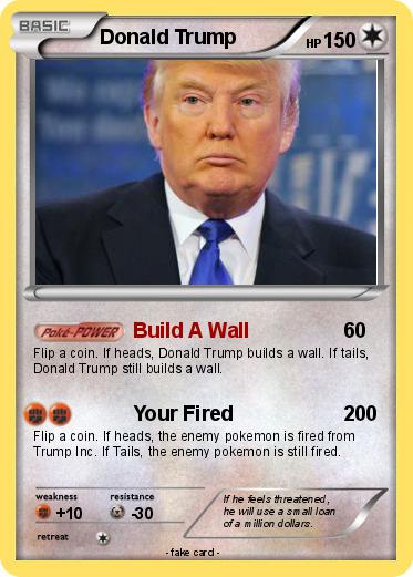 Pokemon Donald Trump