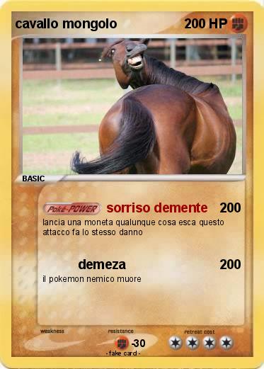 Pokemon cavallo mongolo