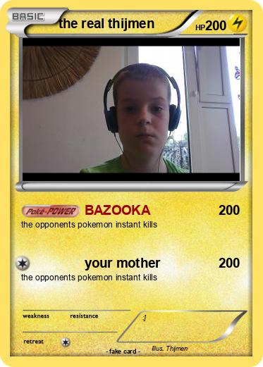 Pokemon the real thijmen