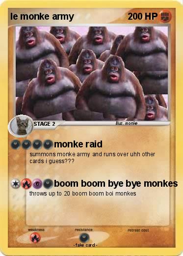 Pokemon le monke army