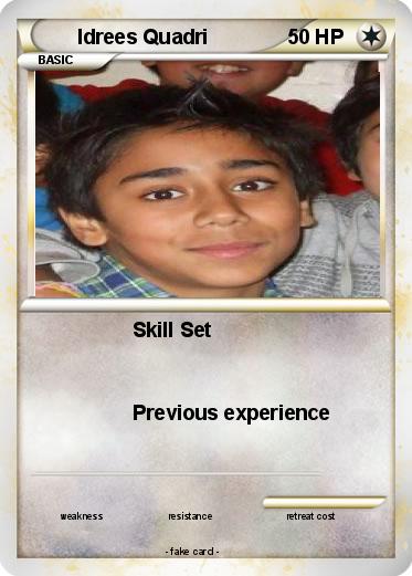 Pokemon Idrees Quadri