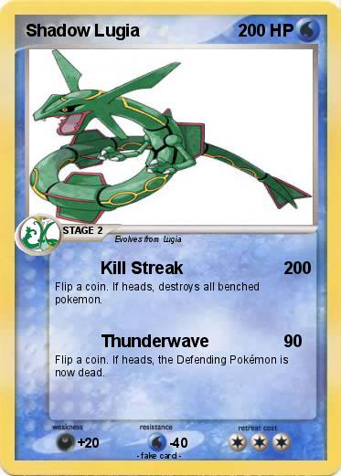 Pokemon Shadow Lugia