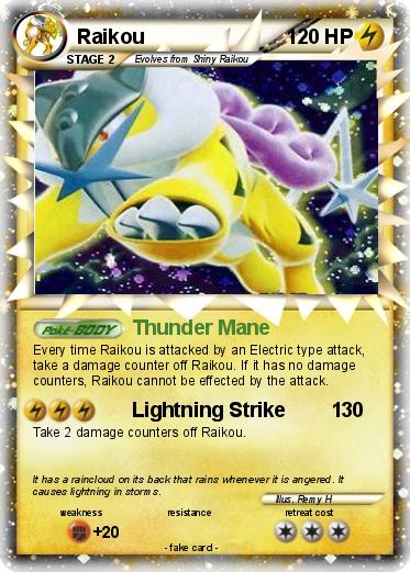 Pokemon Raikou
