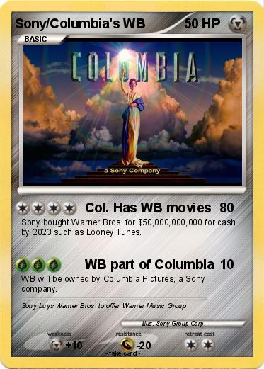 Pokemon Sony/Columbia's WB