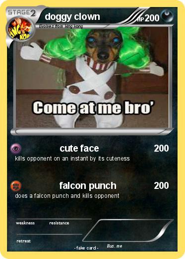Pokemon doggy clown