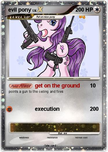 Pokemon evil pony