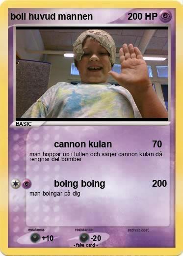 Pokemon boll huvud mannen