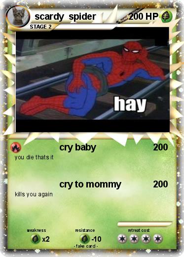 Pokemon scardy  spider