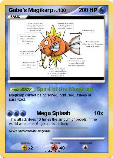 Pokemon Gabe's Magikarp