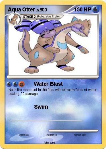 Pokemon Aqua Otter