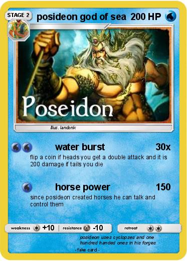 Pokemon posideon god of sea