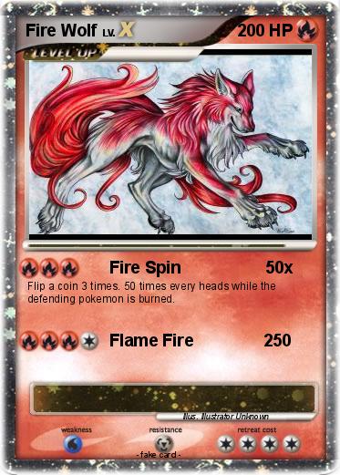 Pokemon Fire Wolf