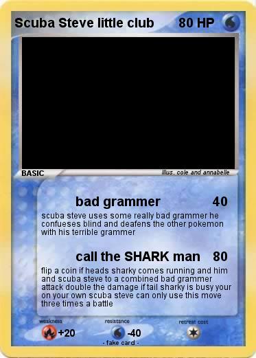 Pokemon Scuba Steve little club