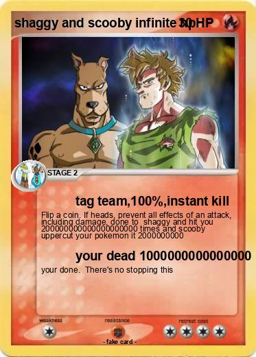 Pokemon shaggy and scooby infinite hp