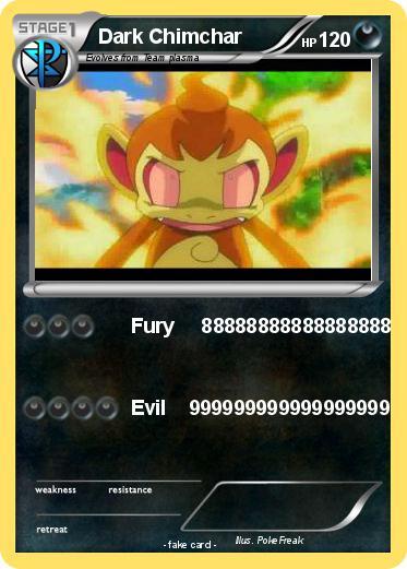 Pokemon Dark Chimchar