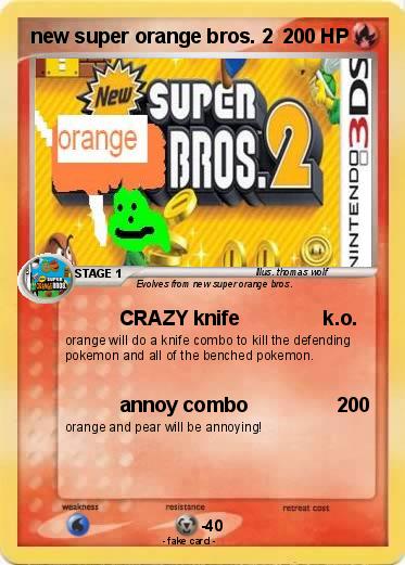 Pokemon new super orange bros. 2