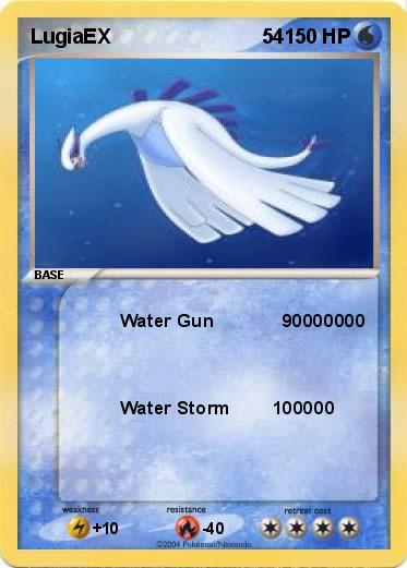 Pokemon LugiaEX                           54    