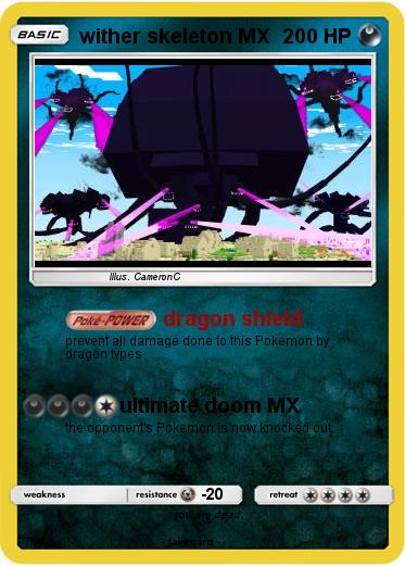 Pokemon wither skeleton MX