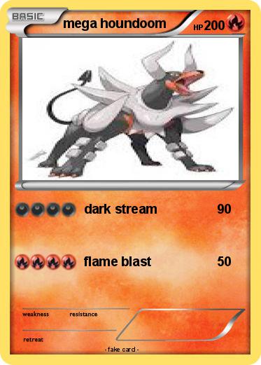 Pokemon mega houndoom